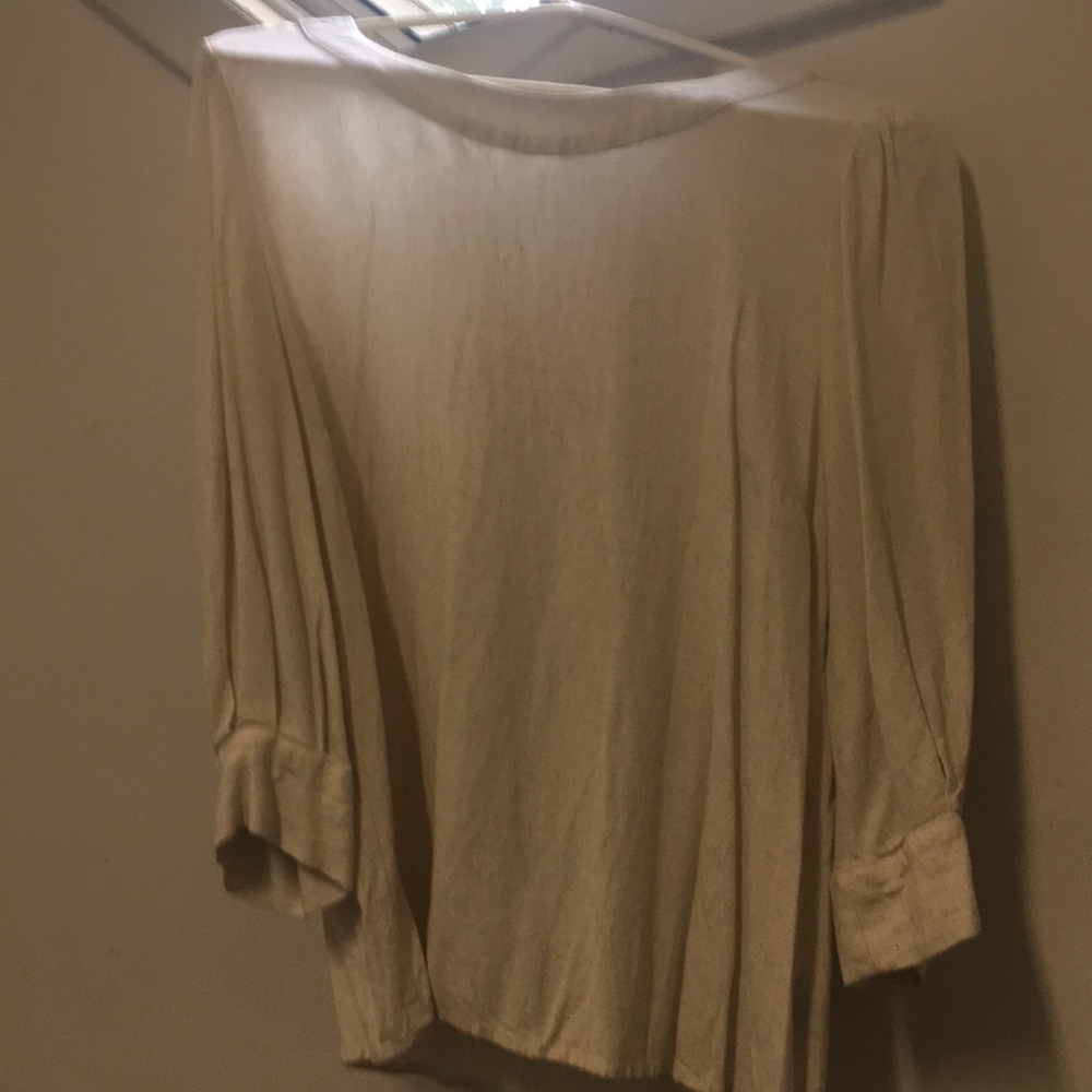 Elegant Cream Women's Blouse